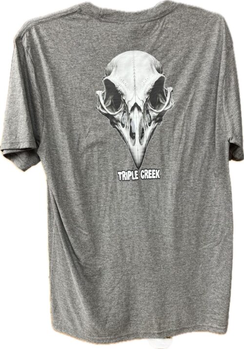 TC "Turkey Skull" Soft T-Shirt in Gray Frost