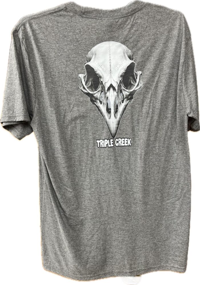 TC "Turkey Skull" Soft T-Shirt in Gray Frost