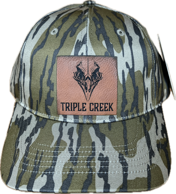 Richardson Casual Twill Camo Leather Patch Skull